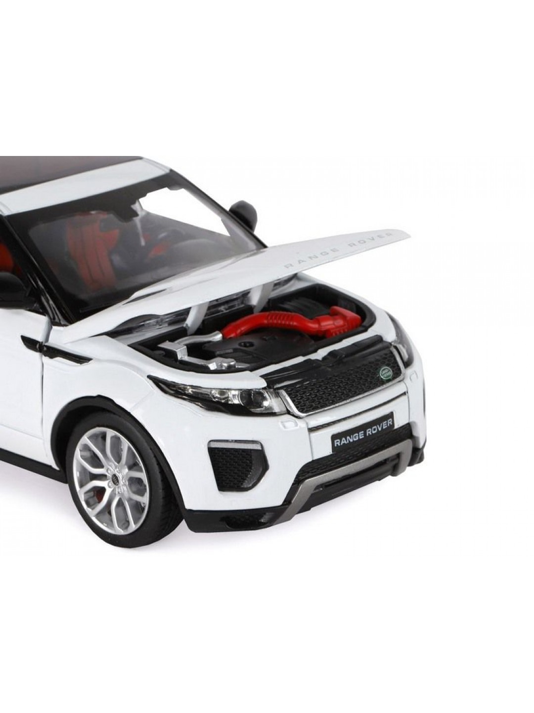 Машина "АВТОПАНОРАМА" Land Rover Range Rover Evoque HSE 2017, белый, 1/24, в/к 24,5*12,5*10,5 см