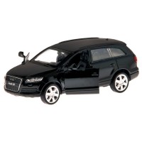 Машина "АВТОПАНОРАМА" Audi Q7, черный, 1/43, инерция, откр. двери, в/к 17,5*12,5*6,5 см