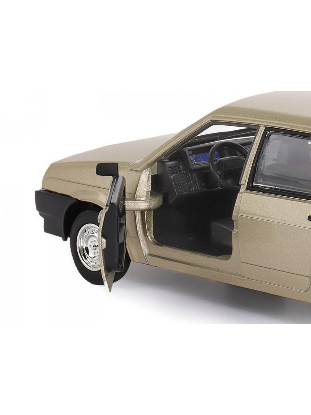Машина "АВТОПАНОРАМА" ВАЗ 21099, золотой, 1/22, инерция, 24,5*12,5*10,5 см