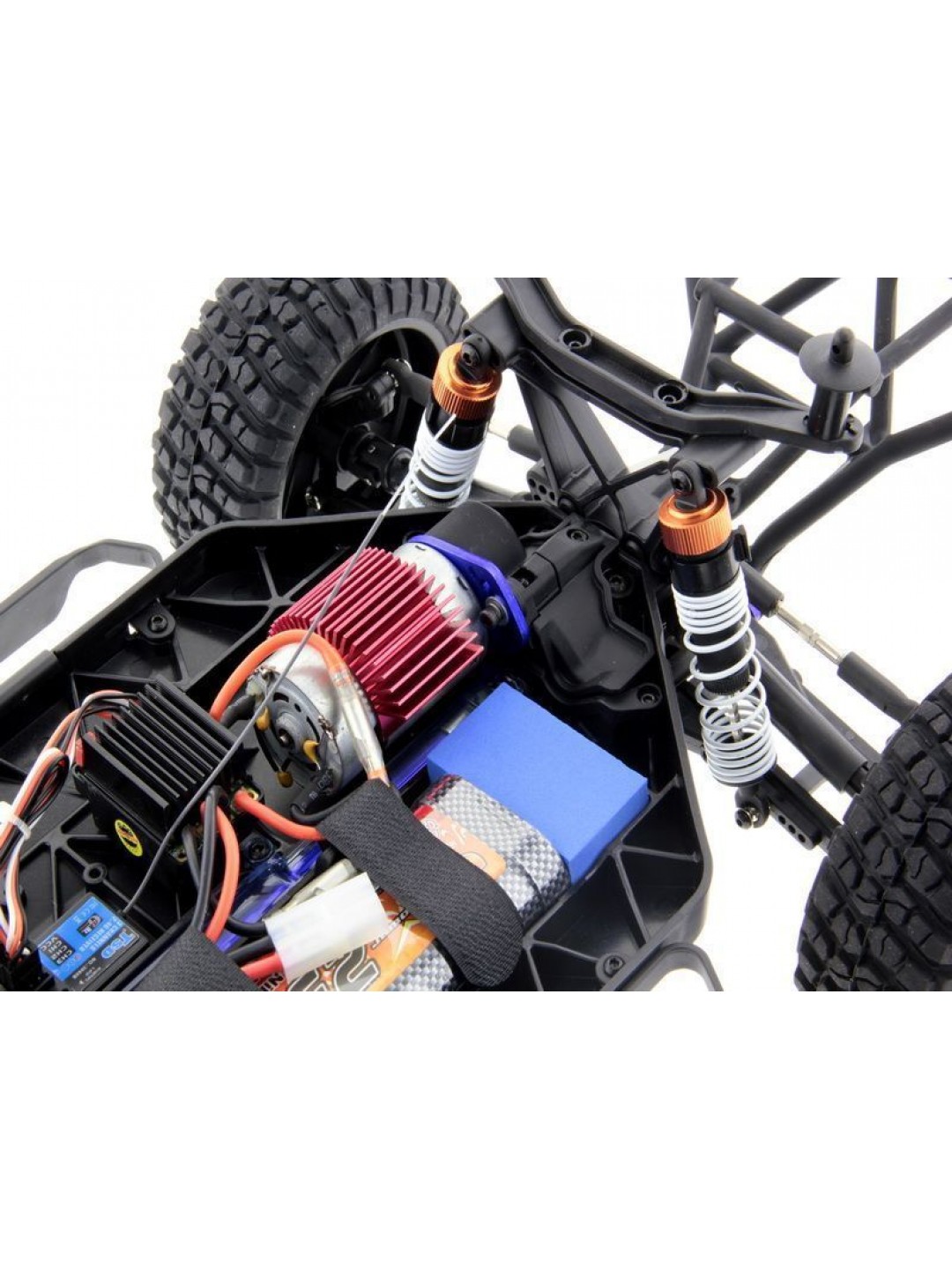 Радиоуправляемый шорт-корс Remo Hobby 9EMU (красный) 4WD 2.4G 1/8 RTR