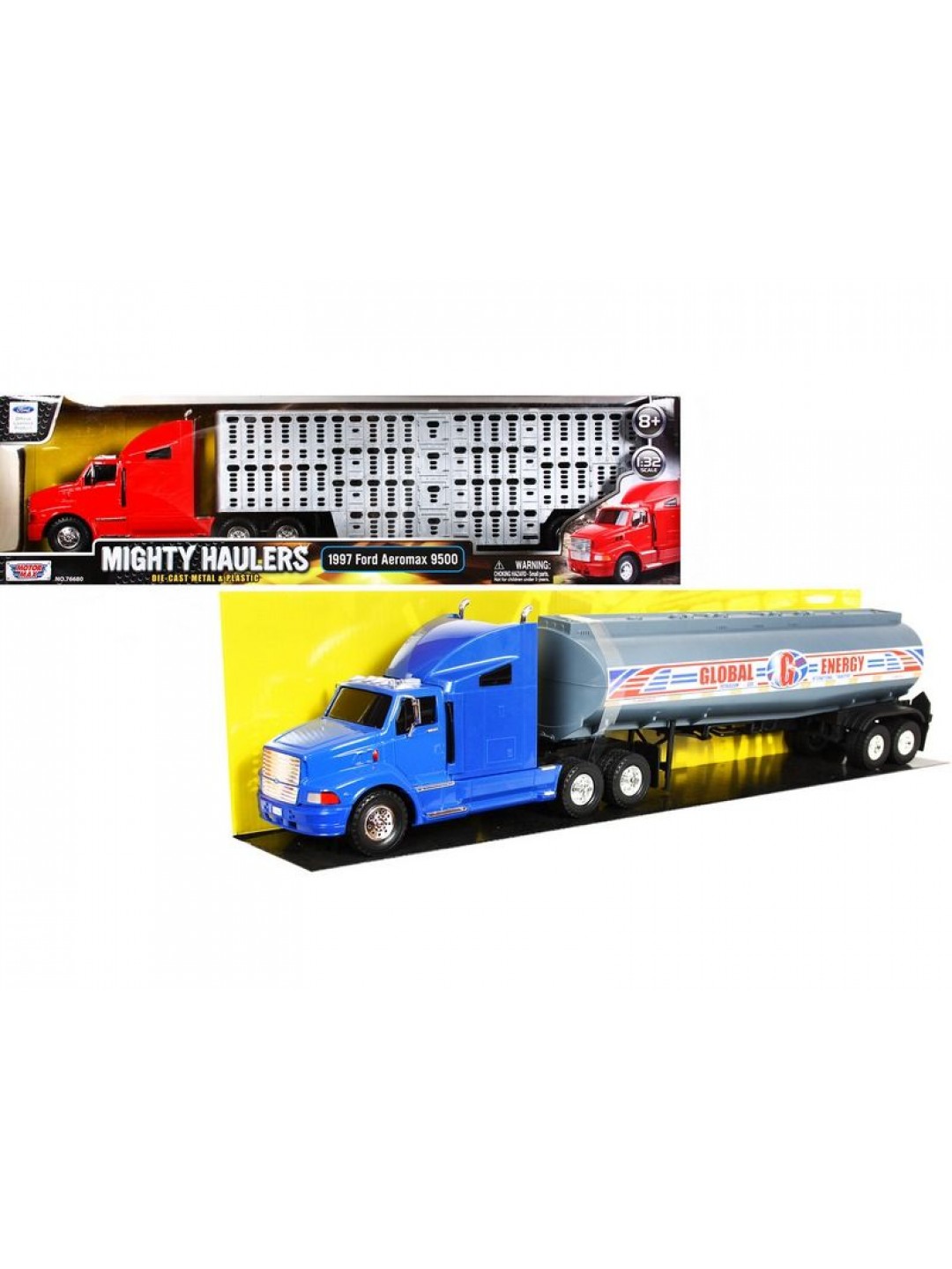 Машина Motormax 1:32 Трейлер "Ford Aeromax 1997" в/к