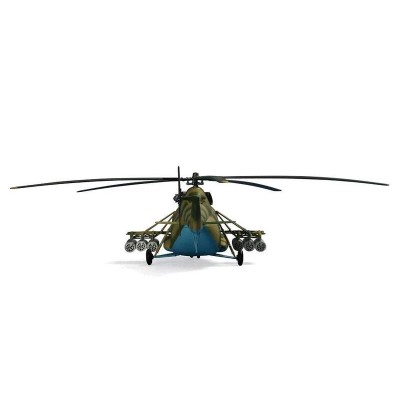 Сборная модель ZVEZDA Российский десантно-штурмовой вертолет Ми-8МТ, 1/72