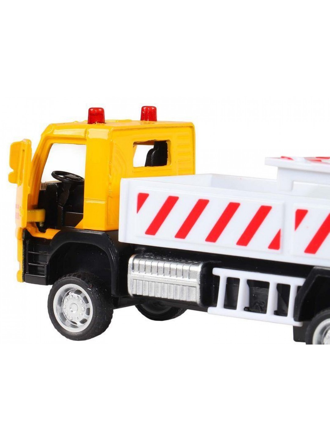 Машина "АВТОПАНОРАМА" VOLVO FM "Дорожные службы", желтый, 1/72, инерция, в/к 17,5*13*6,5 см