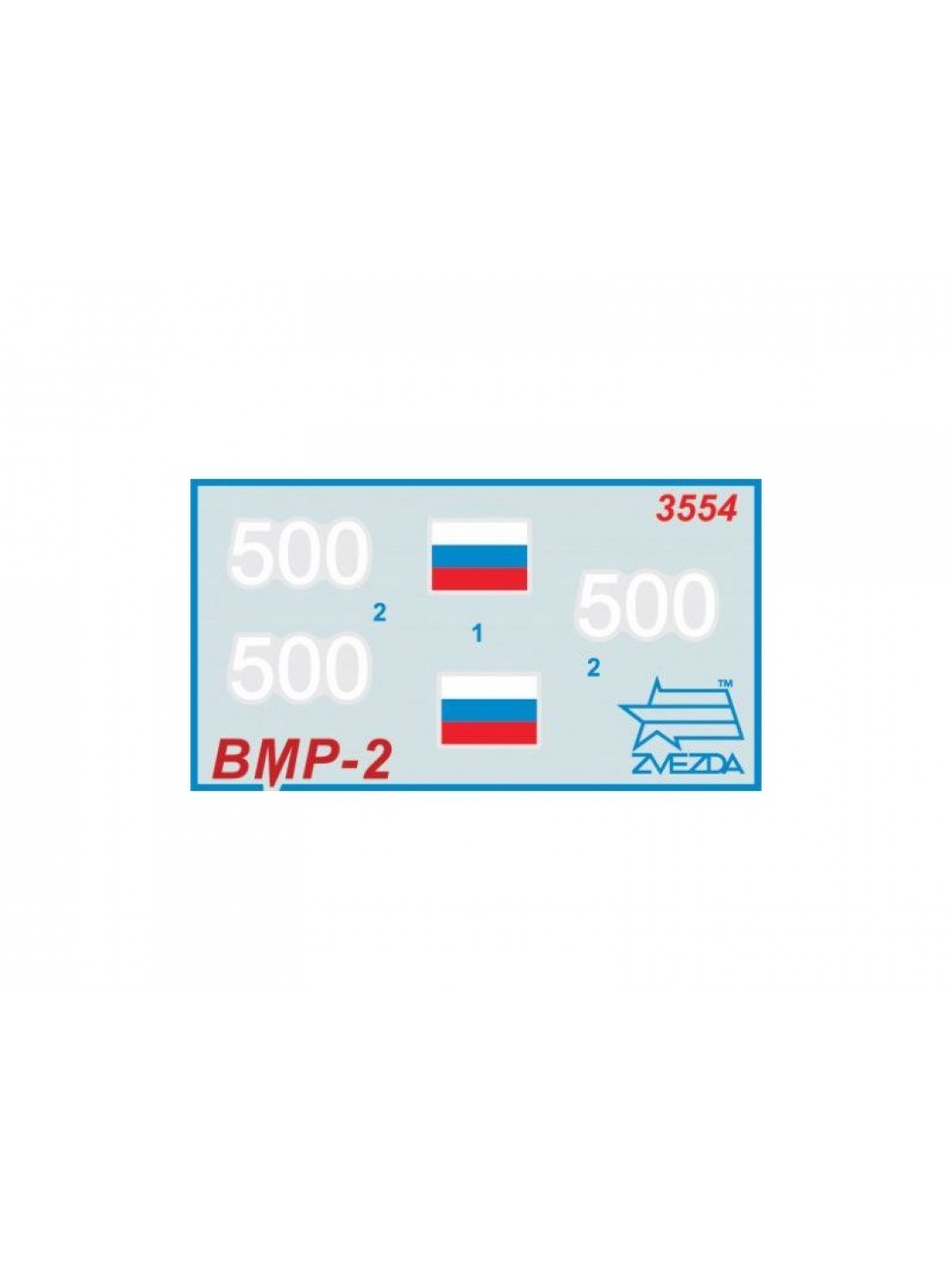 Сборная модель ZVEZDA Российская боевая машина пехоты БМП-2, 1/35