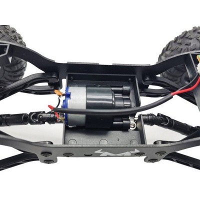 Радиоуправляемая машина MN MODEL английский внедорожник Defender  D90 (голубой) 4WD 2.4G 1/12 RTR