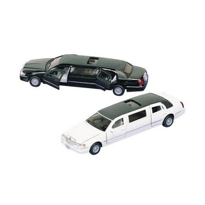 Машина Kinsmart "Lincoln Town Car Stretch Limousine" инерция (1/6шт.) 1:38 б/к