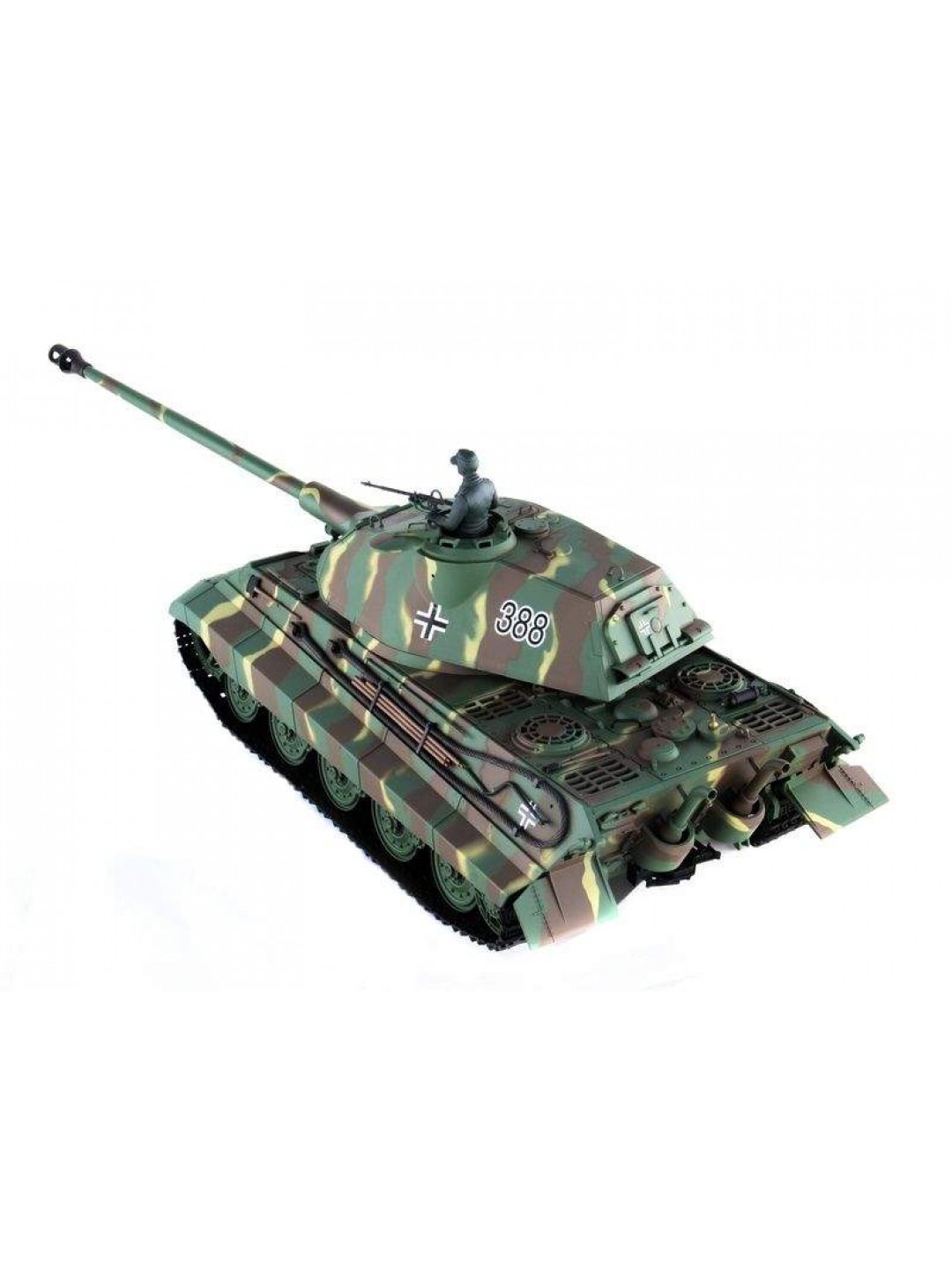 Радиоуправляемый танк Heng Long King Tiger (башня Porsche) Upgrade V6.0  2.4G 1/16 RTR