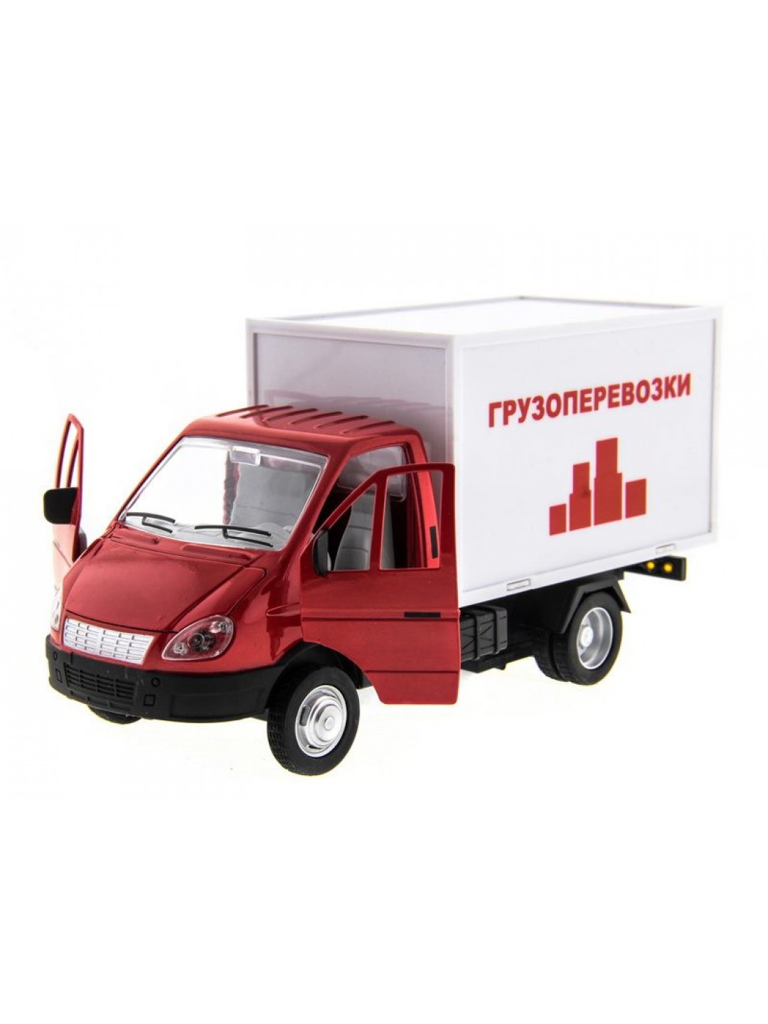 Машина "АВТОПАНОРАМА" "ГАЗель" (грузоперевозки) 1/28, в/к 24*14*12 см