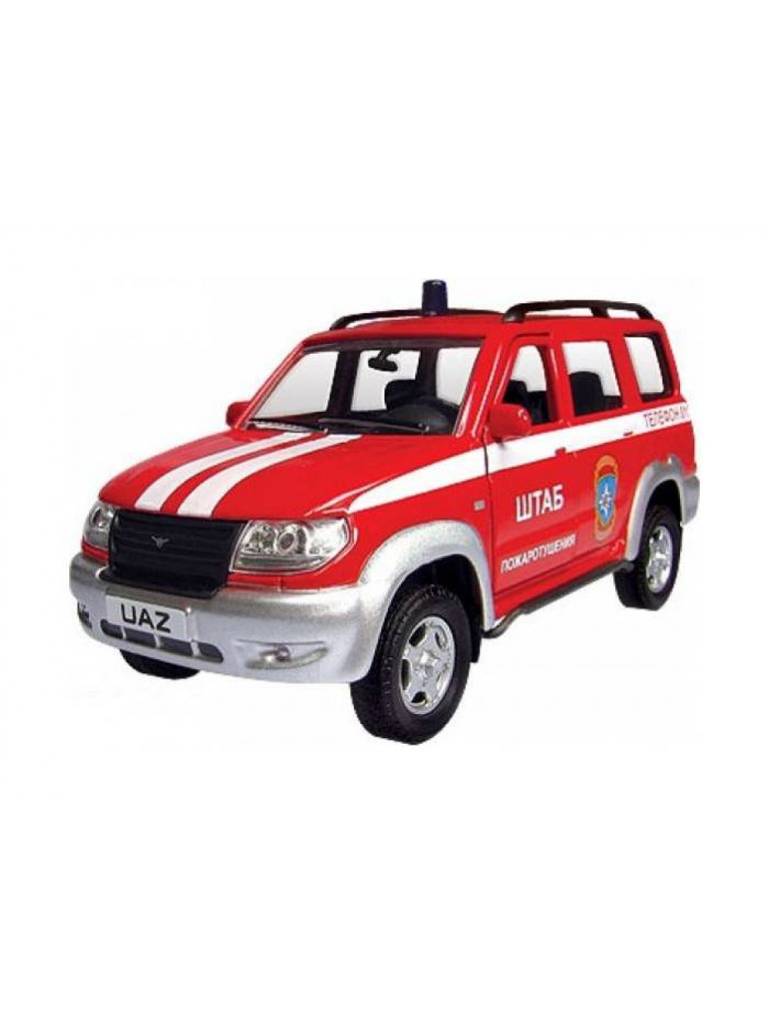 Машина Autotime "UAZ PATRIOT" пожарная охрана 1:43