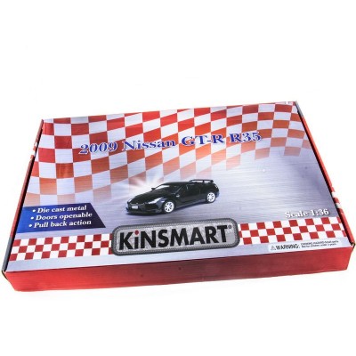 Машина Kinsmart 1:36 Nissan GT-R R35 инерция (1/12шт.) б/к
