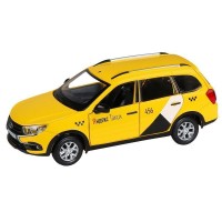 Машина "АВТОПАНОРАМА" Яндекс.Такси LADA GRANTA CROSS, желтый, 1/24, в/к 24,5*12,5*10,5 см Машина "АВТОПАНОРАМА" Яндекс.Такси LADA GRANTA CROSS, желтый, 1/24, в/к 24,5*12,5*10,5 см