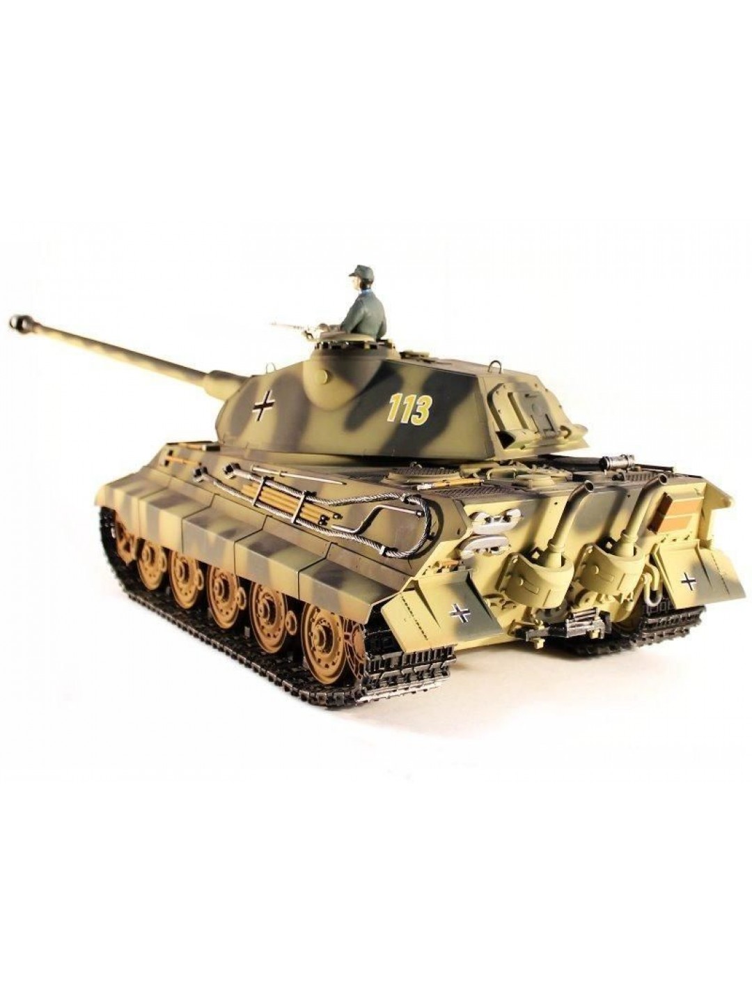 Р/У танк Taigen 1/16 KingTiger (для ИК танкового боя) (Германия) HC 2.4G RTR