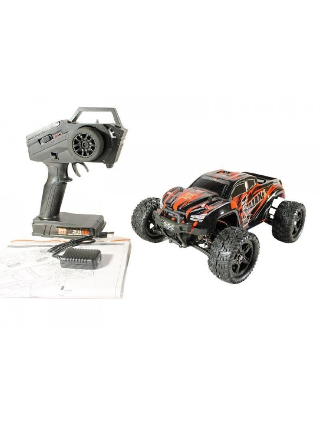 Радиоуправляемый монстр Remo Hobby SMAX V2.0  (красный) 4WD 2.4G 1/16 RTR