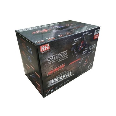 Радиоуправляемый монстр Remo Hobby SMAX Brushless (красный) 4WD 2.4G 1/16 RTR
