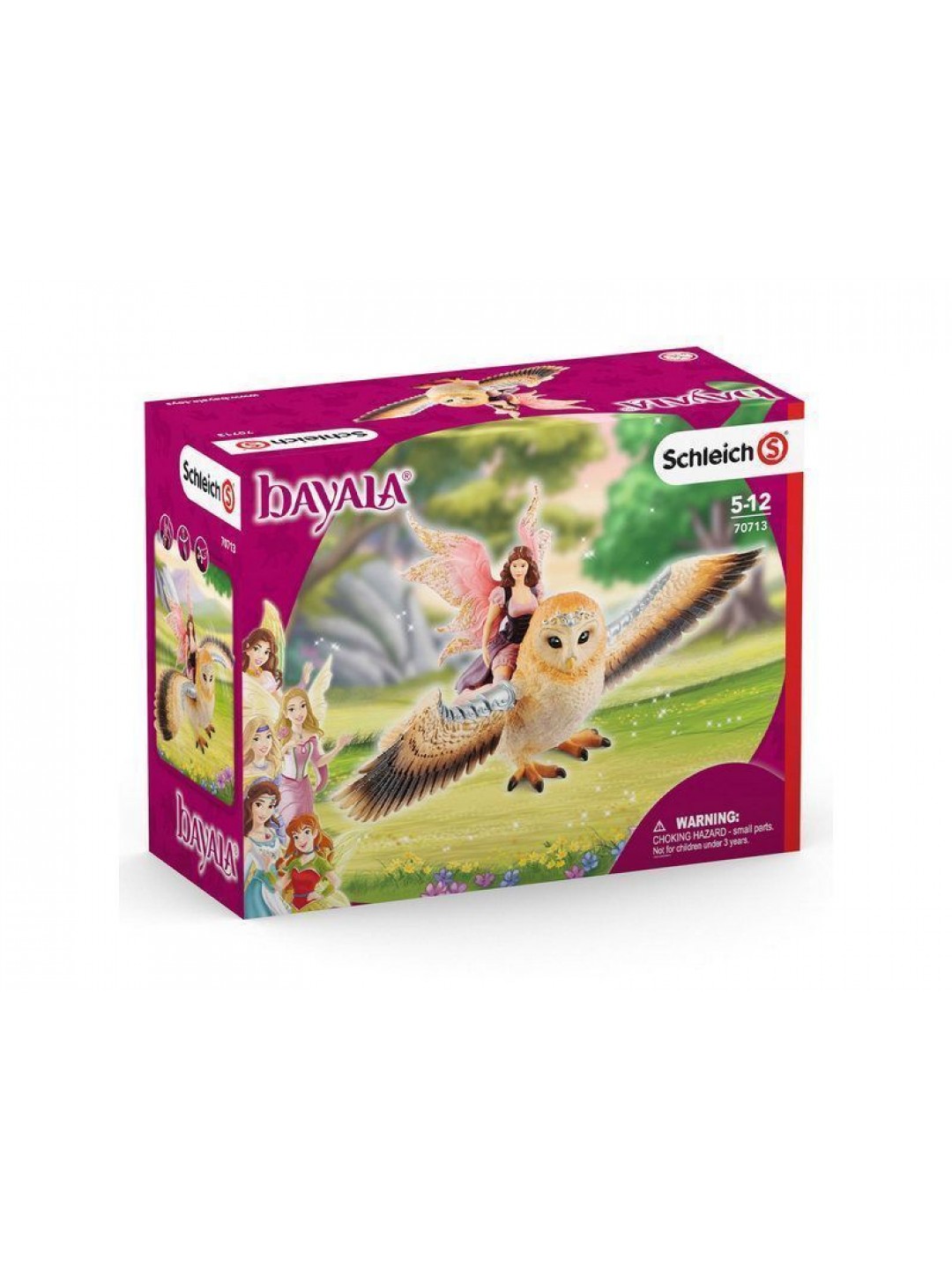 Фигурка Schleich Фея, летящая на сверкающей сове
