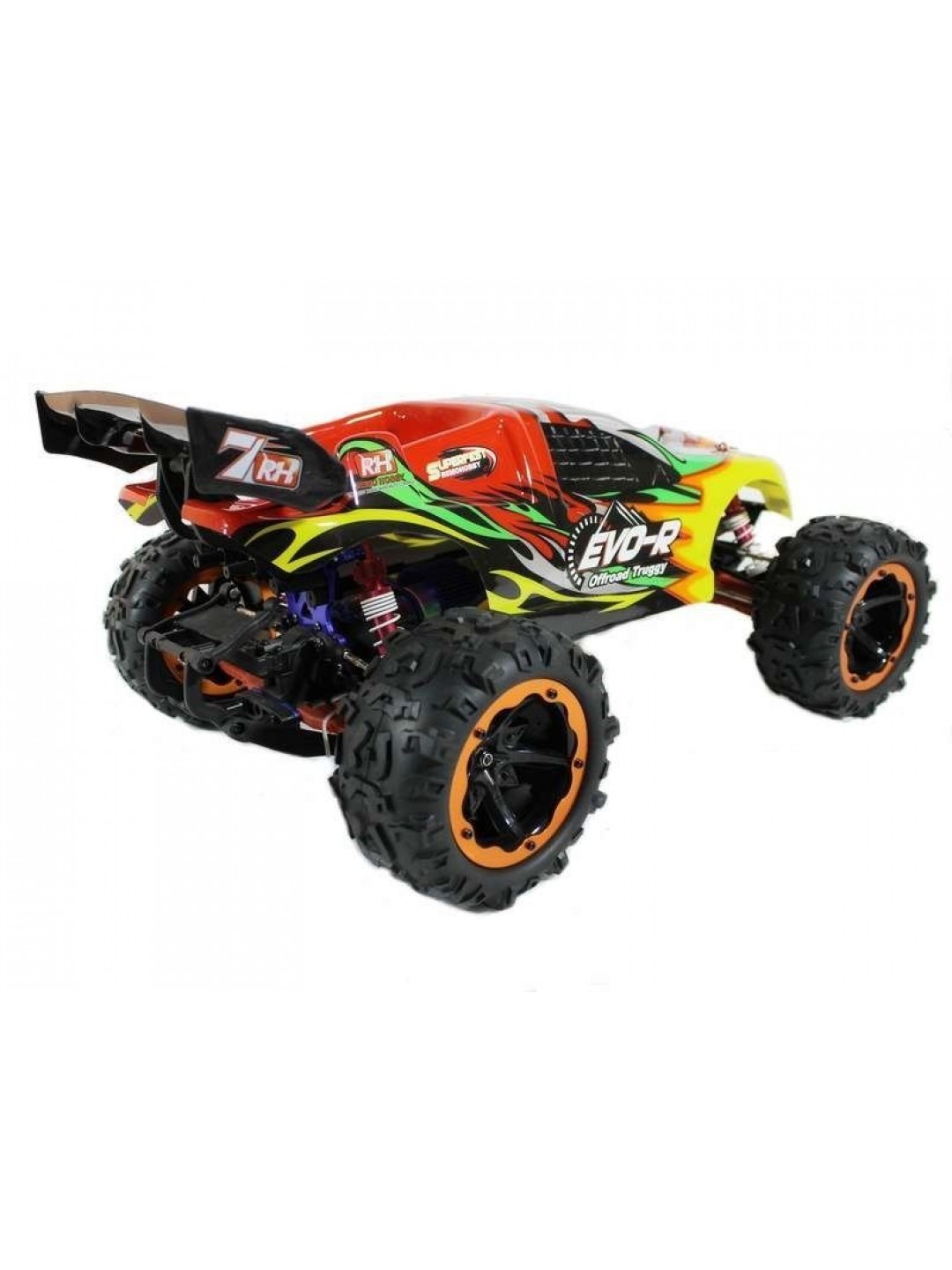 Радиоуправляемая трагги Remo Hobby EVO-R Brushless UPGRADE (красная) 4WD 2.4G 1/8 RTR