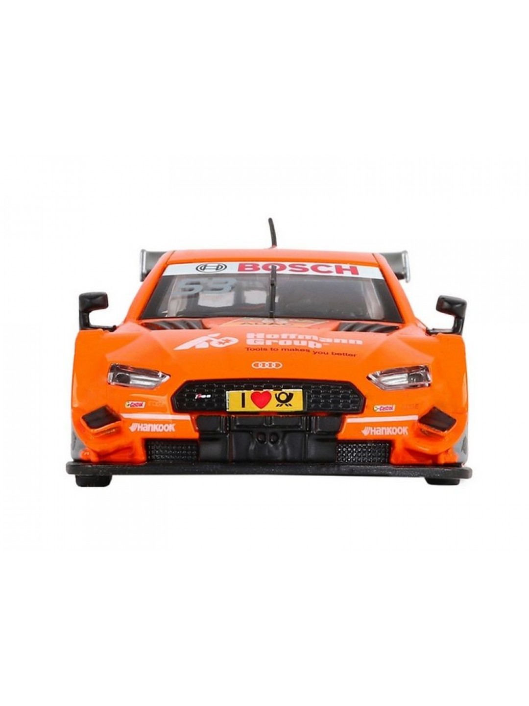 Машина "АВТОПАНОРАМА" Audi RS 5 DTM,оранжевый, 1/32, свет, звук, инерция, в/к 17,5*13,5*9 см