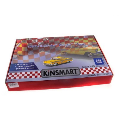 Машина Kinsmart "1957 Chevrolet Bel Air" инерция (1/12шт.) 1:36 б/к