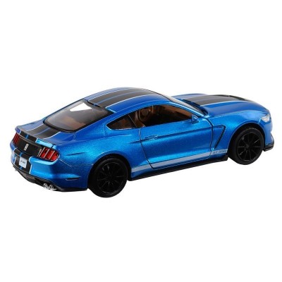Машина "АВТОПАНОРАМА" Ford Shelby GT350, синий, 1/32, свет, звук, инерция, в/к 17,5*13,5*9 см