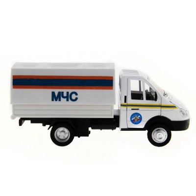 Машина "АВТОПАНОРАМА" "ГАЗель" (МЧС) 1/28, в/к 24*14*12 см