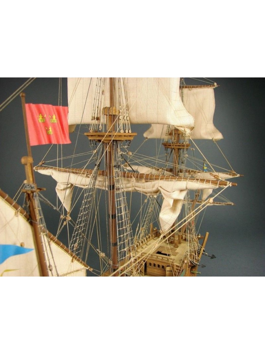 Сборная картонная модель Shipyard пинас Papegojan (№73), 1/96