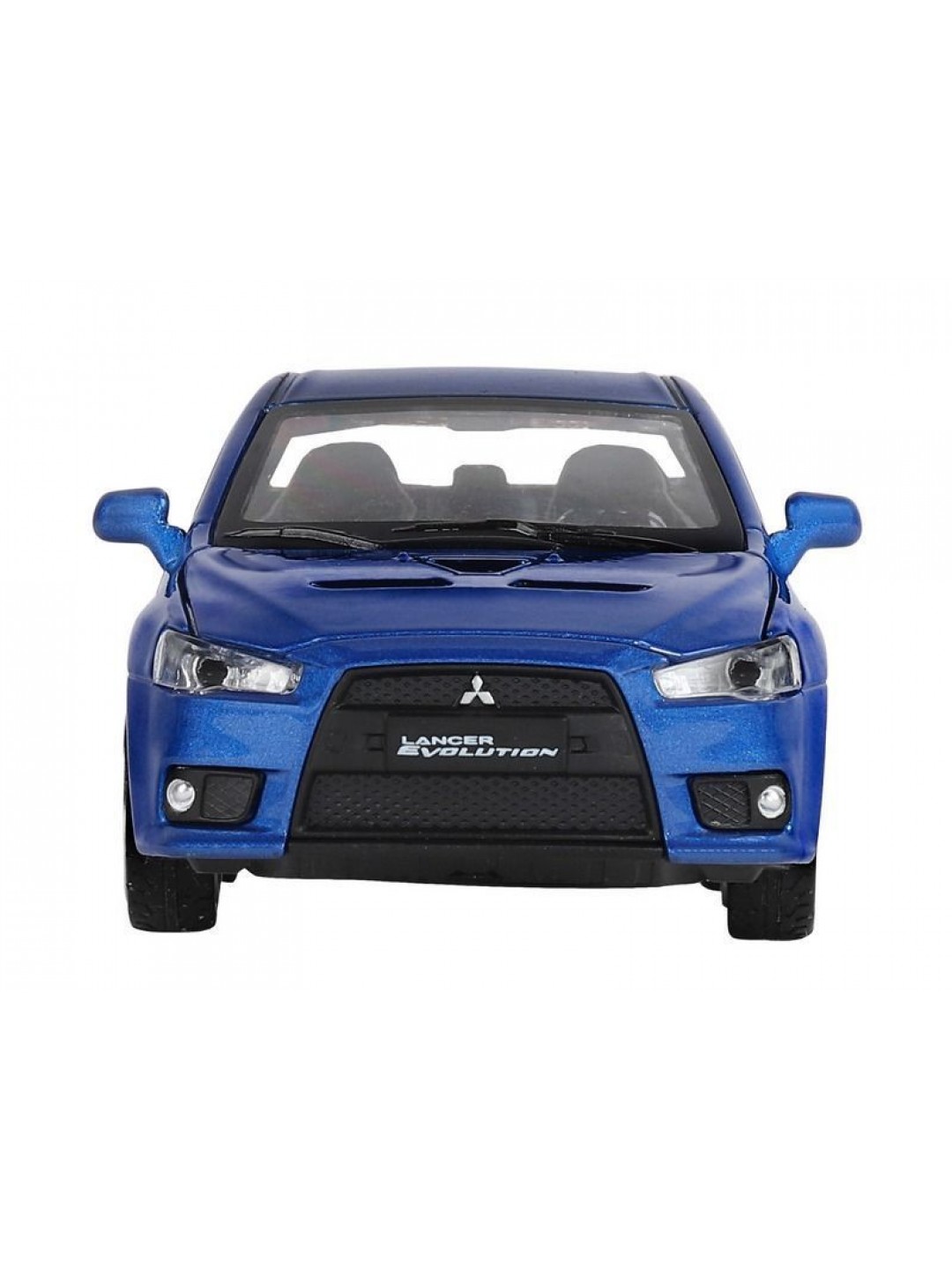 Машина "АВТОПАНОРАМА" Mitsubishi Lancer Evolution, синий, 1/32, свет, звук, в/к 17,5*12,5*6,5 см