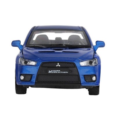 Машина "АВТОПАНОРАМА" Mitsubishi Lancer Evolution, синий, 1/32, свет, звук, в/к 17,5*12,5*6,5 см