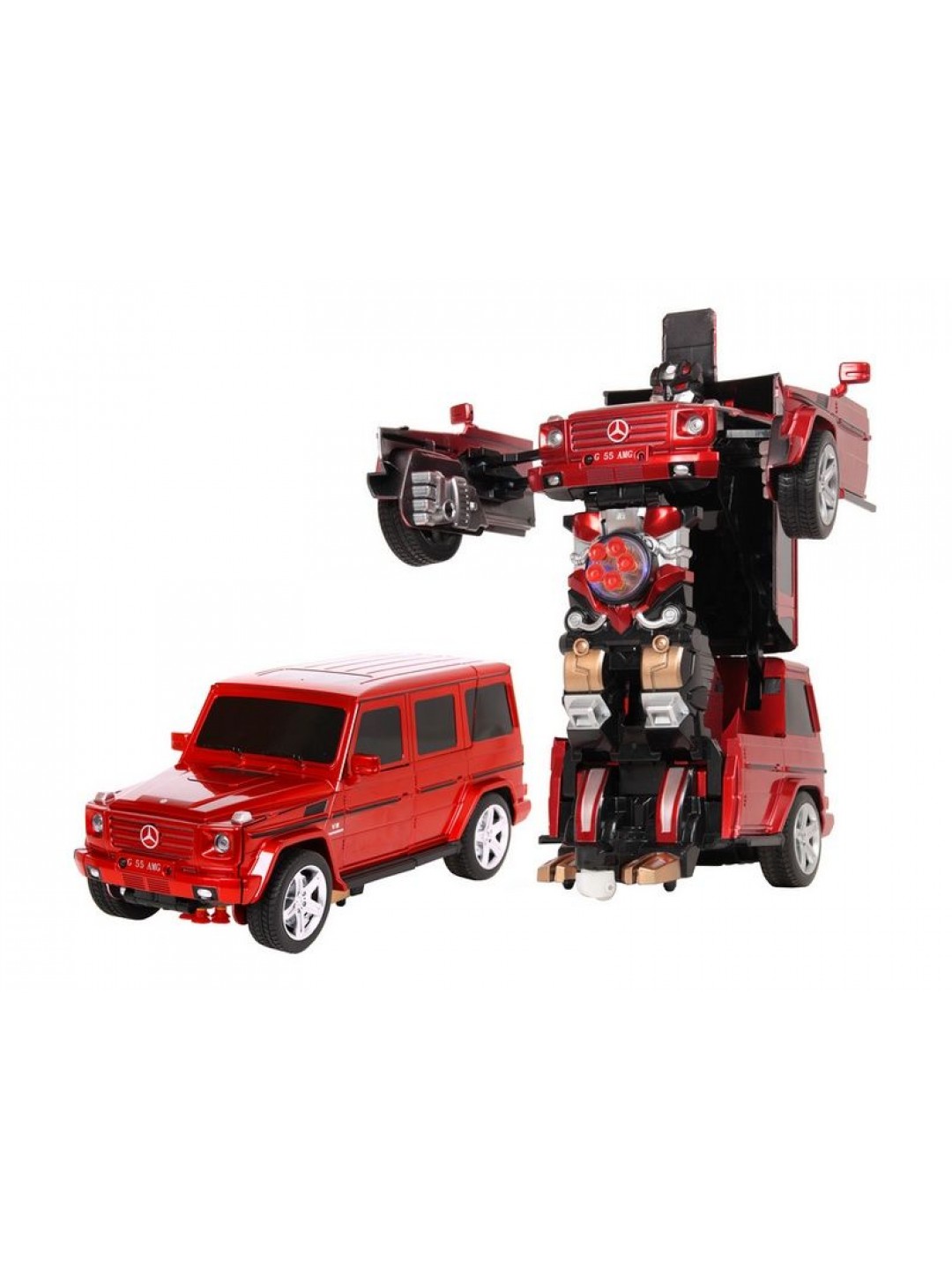 Р/У трансформер MZ Mercedes G55 2370PF 1/14 (стреляет присосками) + акб и з/у