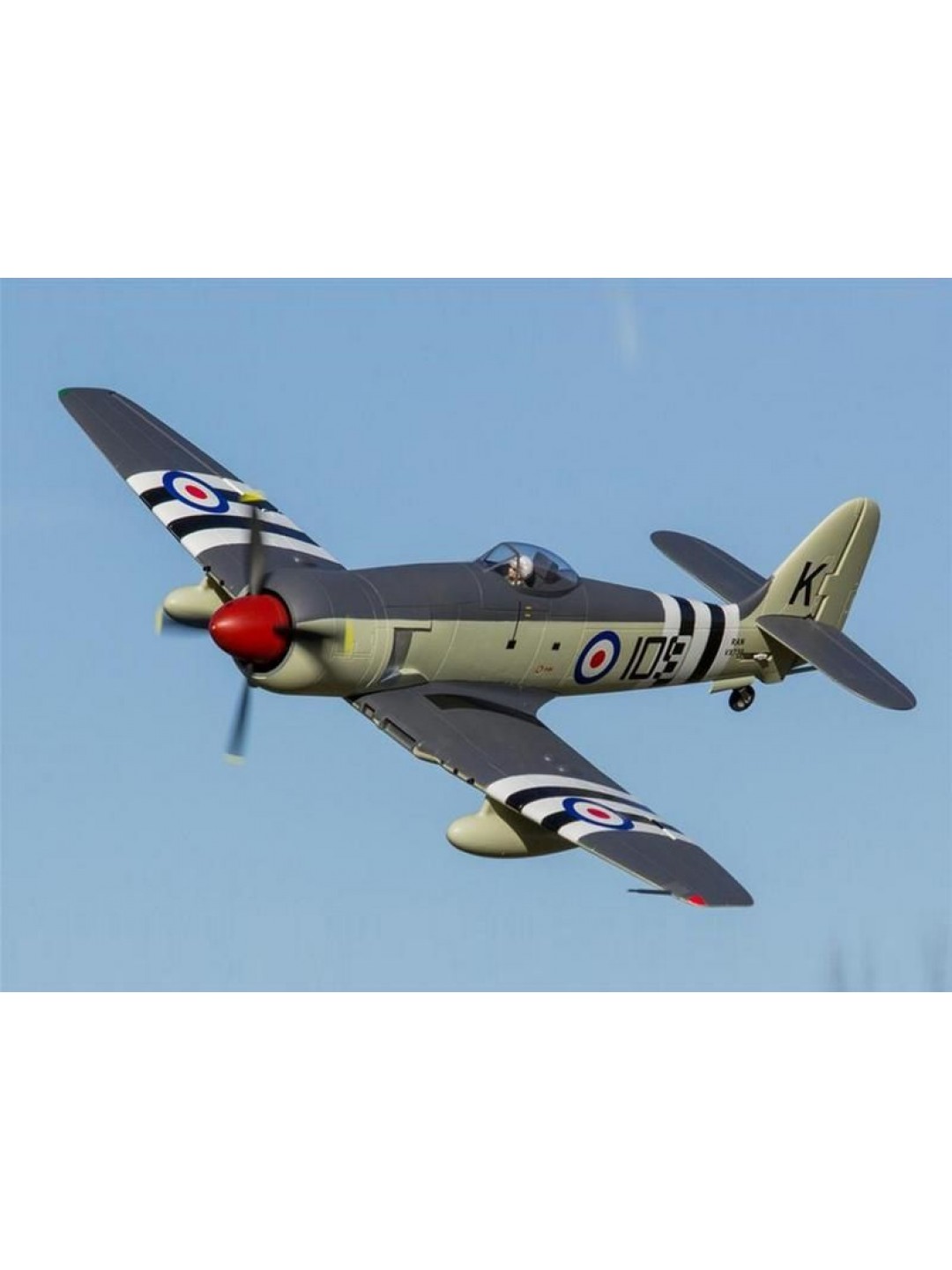 Радиоуправляемый самолет Top RC SEA FURY зеленый 1200мм PNP