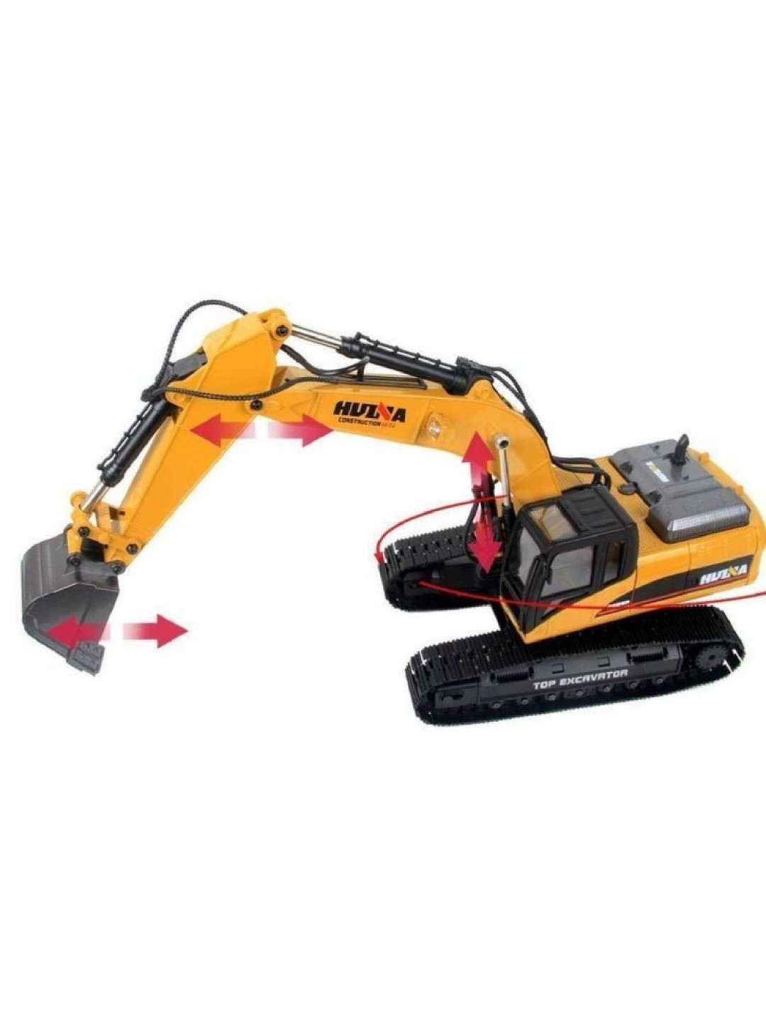 Радиоуправляемый экскаватор HUI NA TOYS 2.4G 23CH 1/14 RTR + Li-Po и З/У