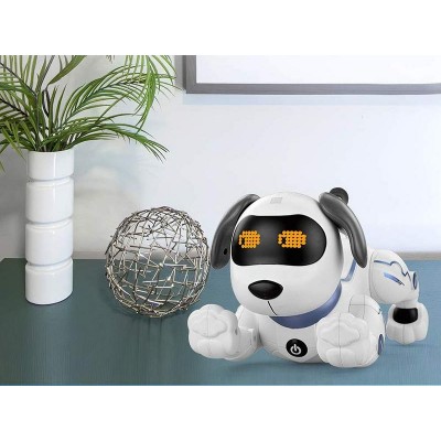 Радиоуправляемая робот-собака LENENG TOYS K16 звук, свет, танцы, сенсор