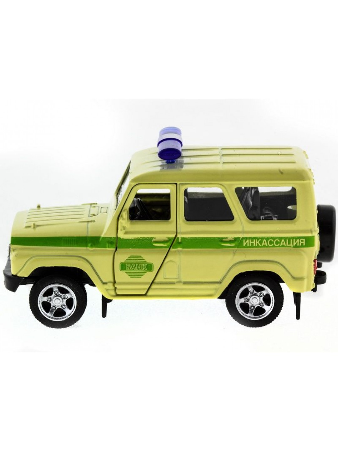 Машина "АВТОПАНОРАМА" инерц. УАЗ (инкассация) 1/50, в/к 12*7*5,5 см