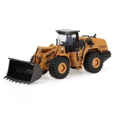 Металлический фронтальный погрузчик + самосвал HUI NA TOYS 1/50