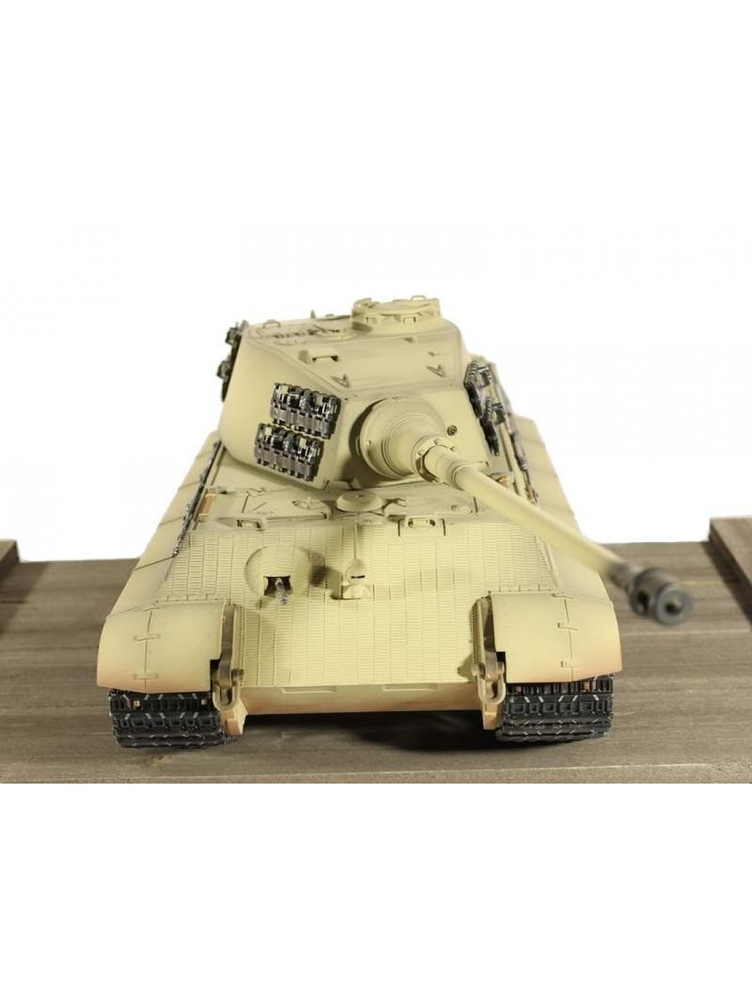 Р/У танк Torro King Tiger (башня Henschel) 1/16 2.4G, ИК-пушка, деревянная коробка