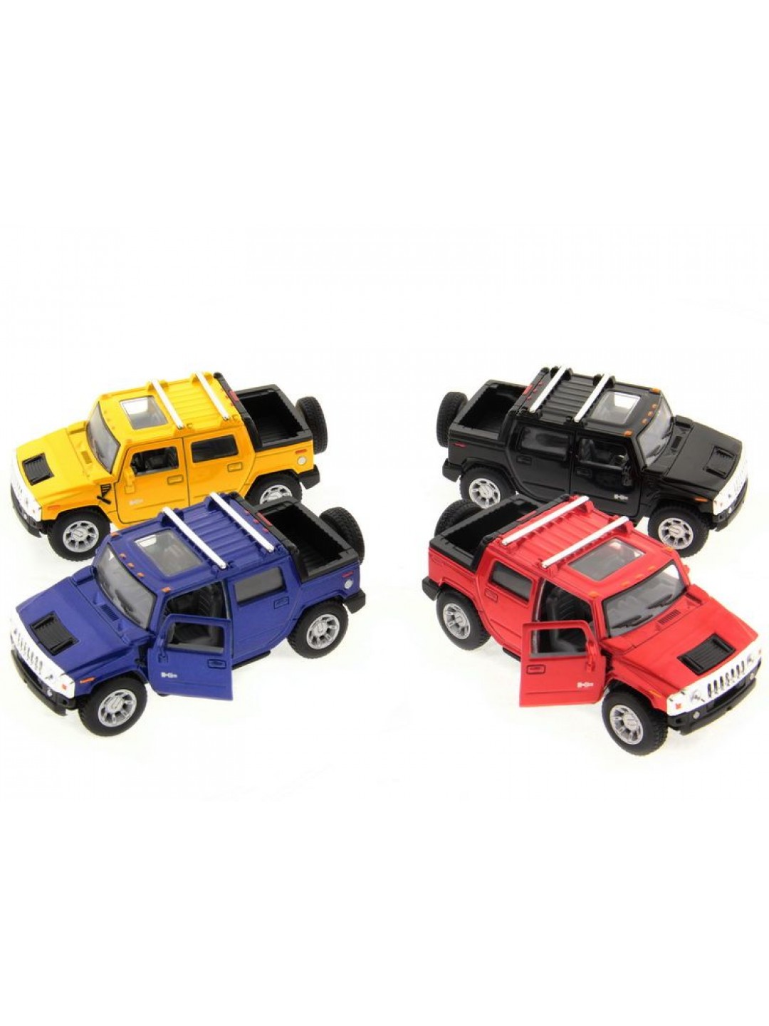 Машина Kinsmart 1:40 HU ммER H2 2005 инерция (1/12шт.)  б/к