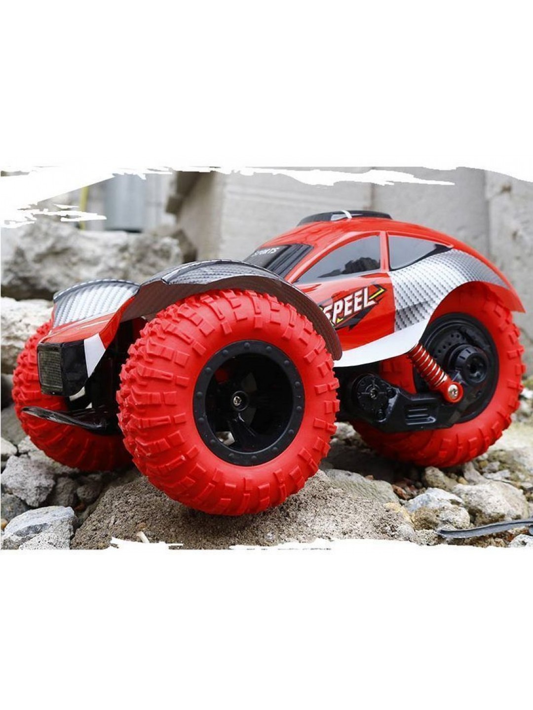 Радиоуправляемая машинка-перевертыш ZhengGuang Leopard DRIFT  2.4G 1/14 RTR (красная) + Ni-Cd и З/У