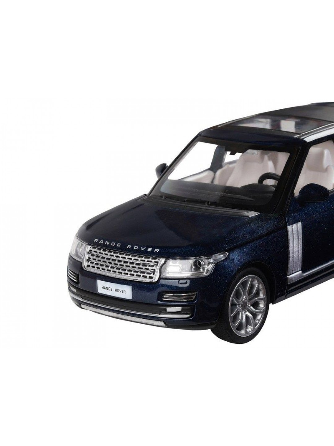 Машина "АВТОПАНОРАМА" 2013 Range Rover, темно-синий, 1/34, свет, звук, инерция, в/к 17,5*13,5*9 см