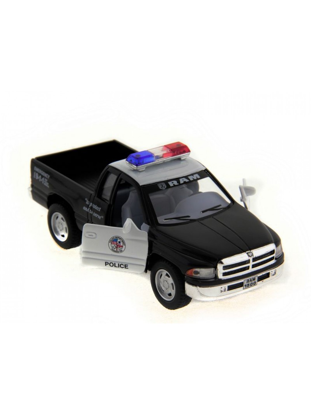 Машина Kinsmart 1:44 Dodge RAM Police инерция (1/12шт.) б/к