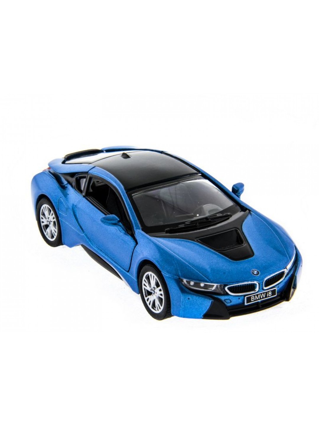 Машина Kinsmart BMW i8 инерция (1/12шт.) 1:36 б/к