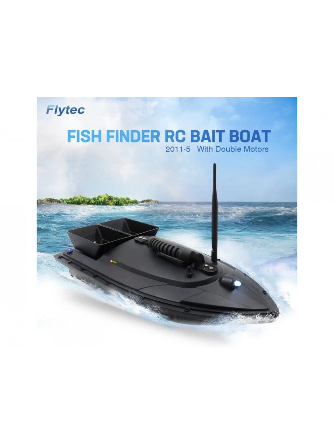 Радиоуправляемый катер для рыбалки Flytec 2011-5 2.4G RTR