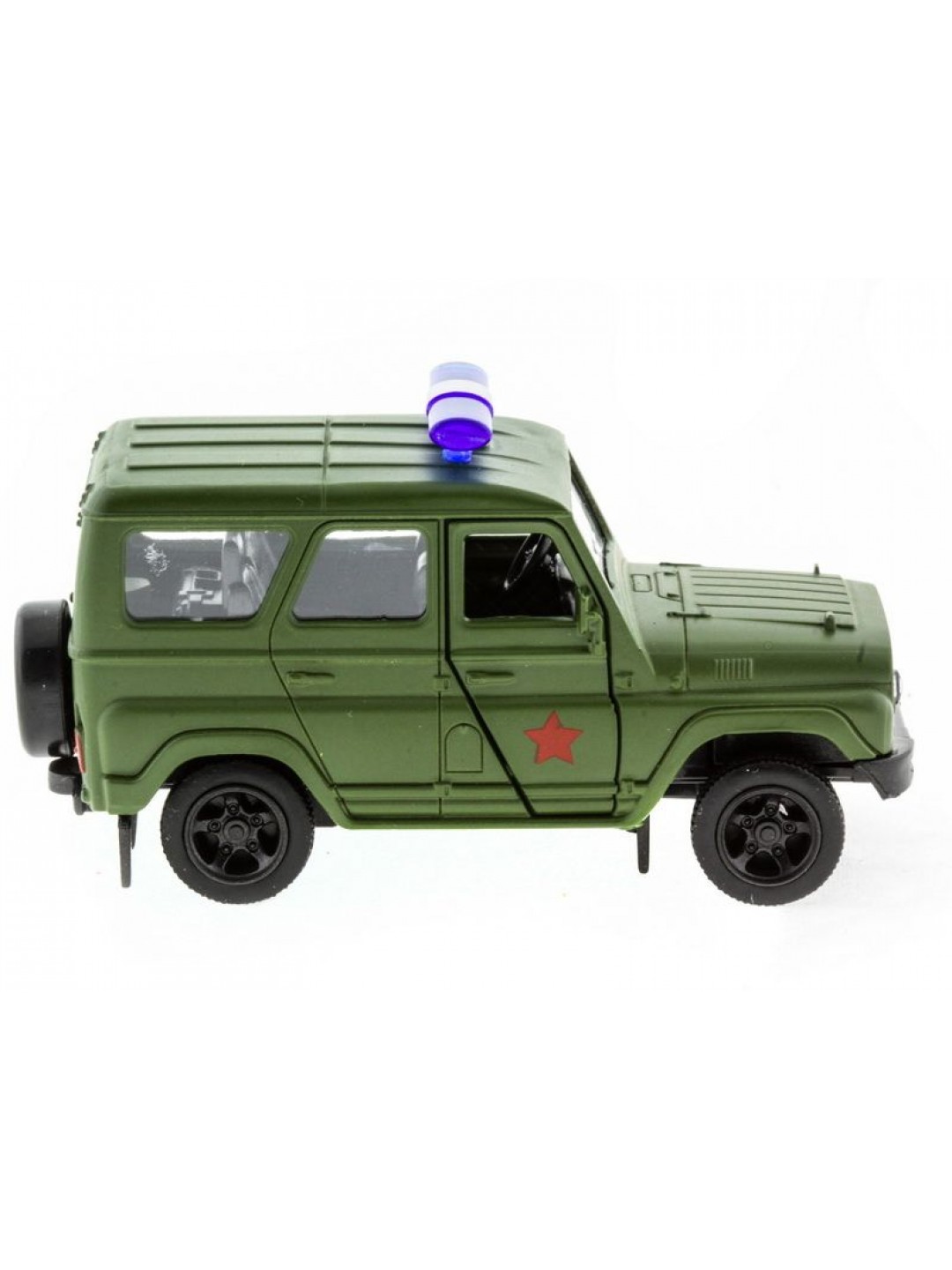 Машина "АВТОПАНОРАМА" инерц. УАЗ (армия) 1/50, в/к 12*7*5,5 см