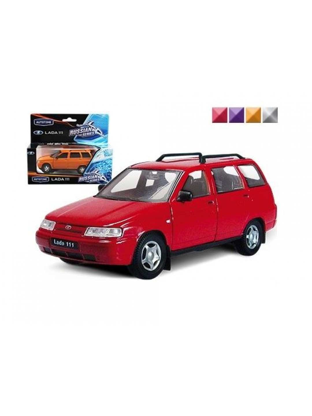 Машина Autotime "LADA 111" гражданская  1:36