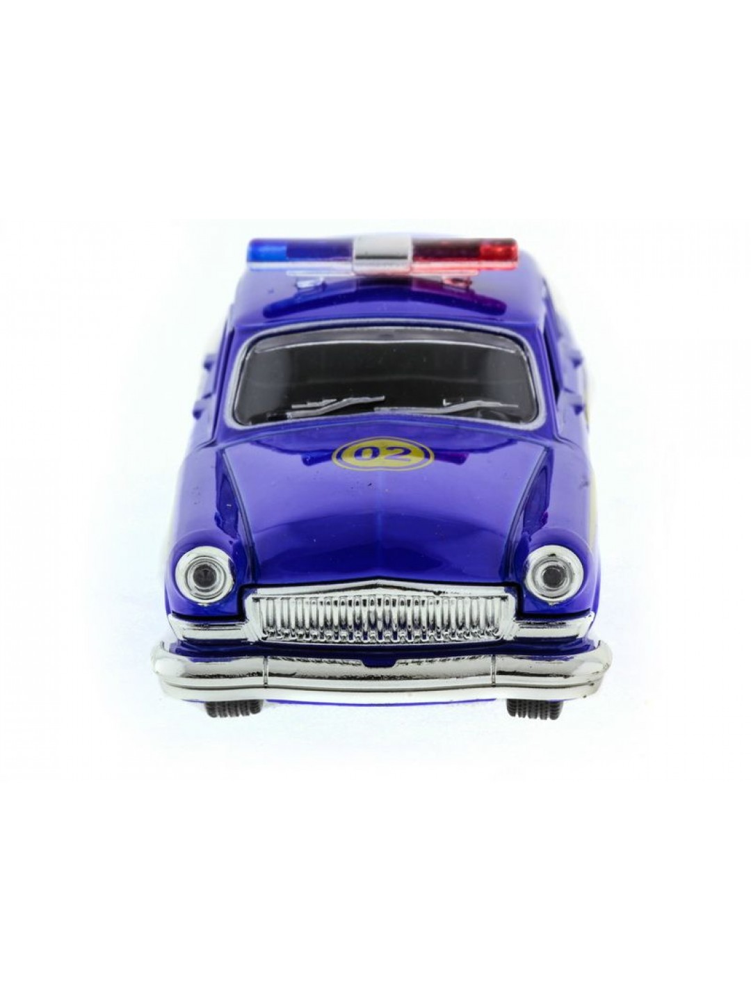 Машина "АВТОПАНОРАМА" инерц. ГАЗ-21 (милиция) 1/43, в/к 14*7*5,5 см