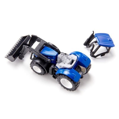 Трактор Siku 1396 New-Holland TTV 7150, с фронтальным погрузчиком, синий