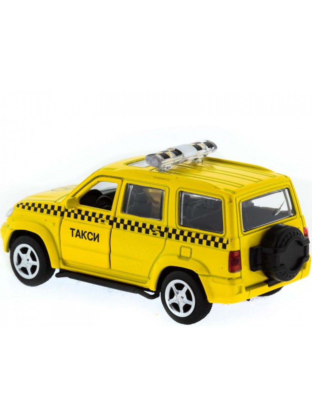 Машина "АВТОПАНОРАМА" инерц. УАЗ Патриот (такси) 1/50, в/к 12*7*5,5 см
