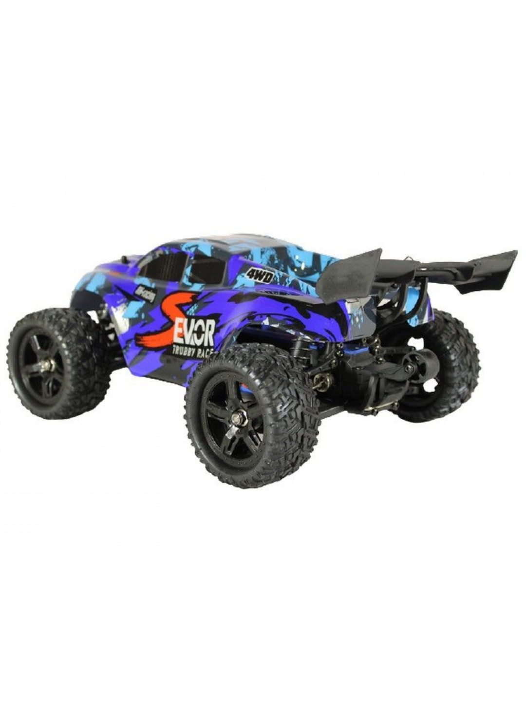 Радиоуправляемая трагги Remo Hobby S EVO-R Brushless V2.0 (синяя) 4WD 2.4G 1/16 RTR