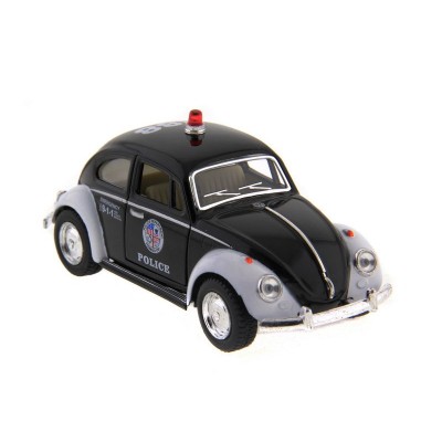 Машина Kinsmart  Volkswagen Classical Beetle (Police) инерция (1/12шт.) 1:32 б/к