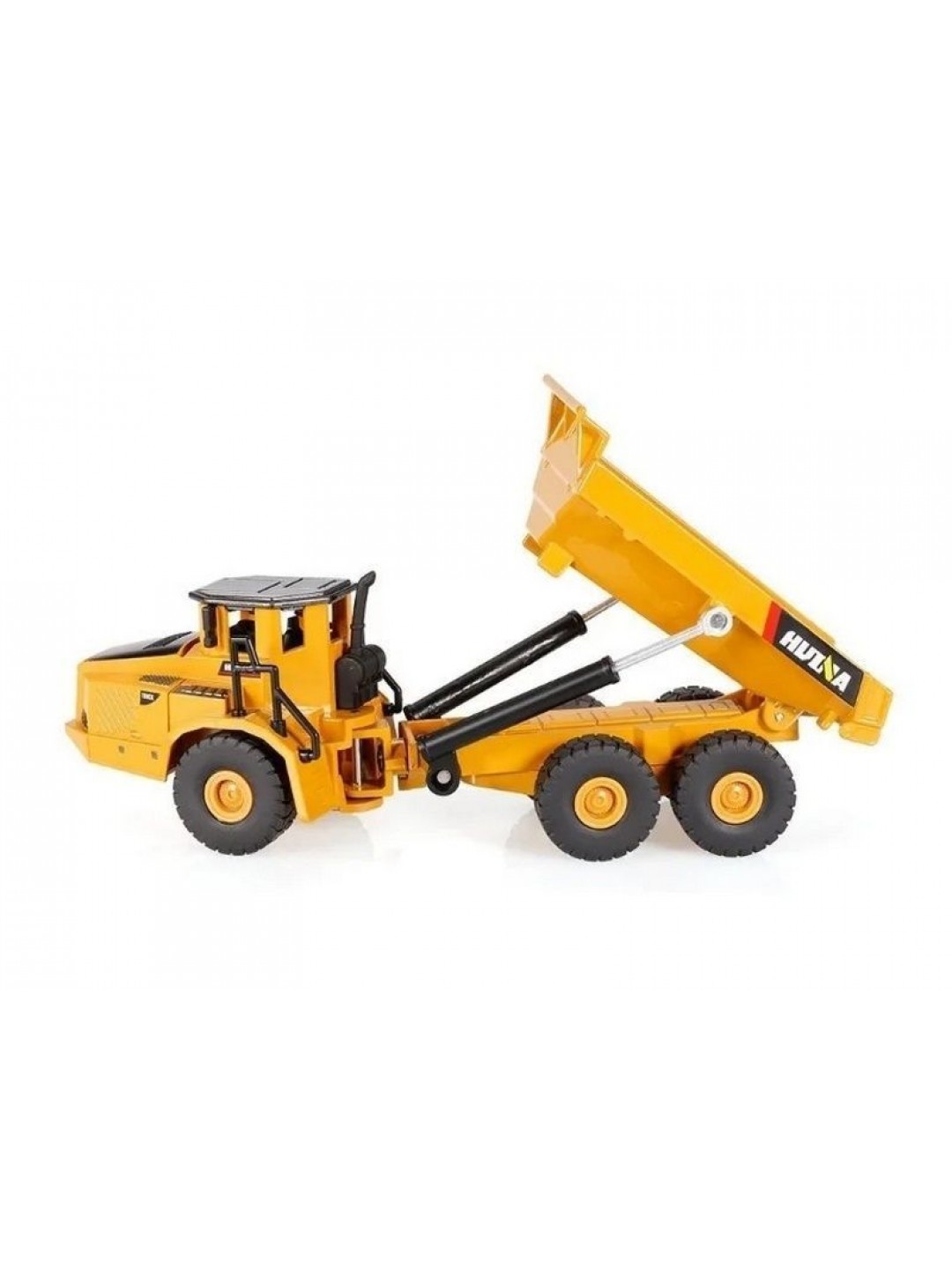 Металлический экскаватор с ковшом + самосвал HUI NA TOYS 1/50