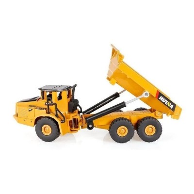 Металлический экскаватор с ковшом + самосвал HUI NA TOYS 1/50