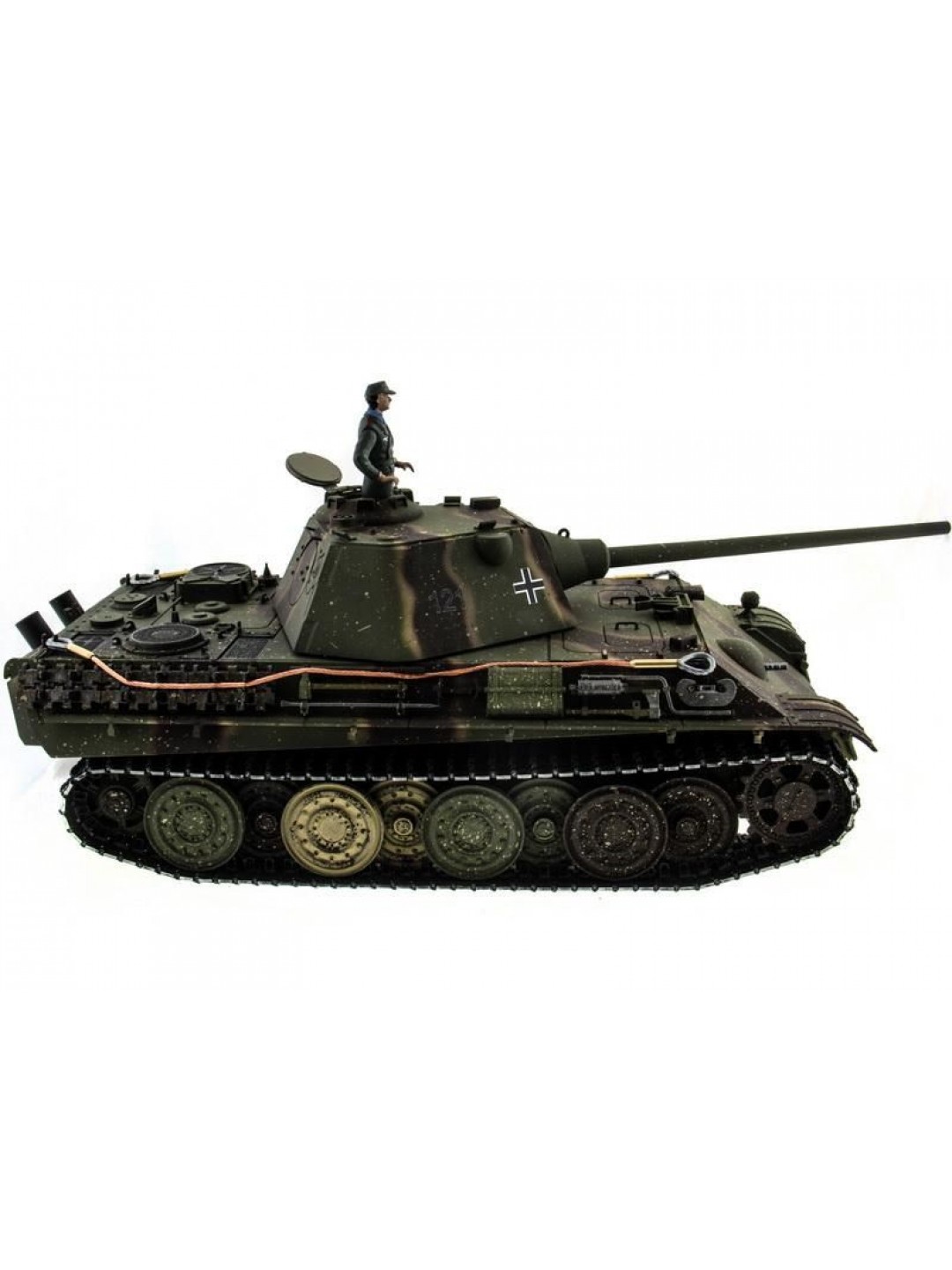 Р/У танк Taigen 1/16 Panther type F с ИК пушкой HC версия, башня на 360, подшипники в ред, 2.4G RTR